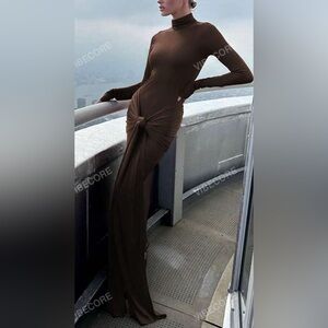 Brown Maxi Dress